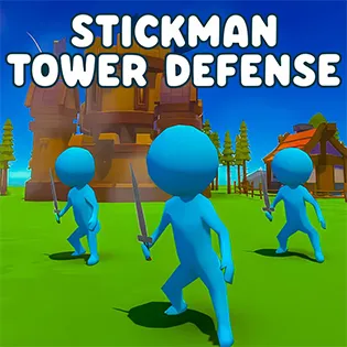 Stickman Tower Defense Idle 3D